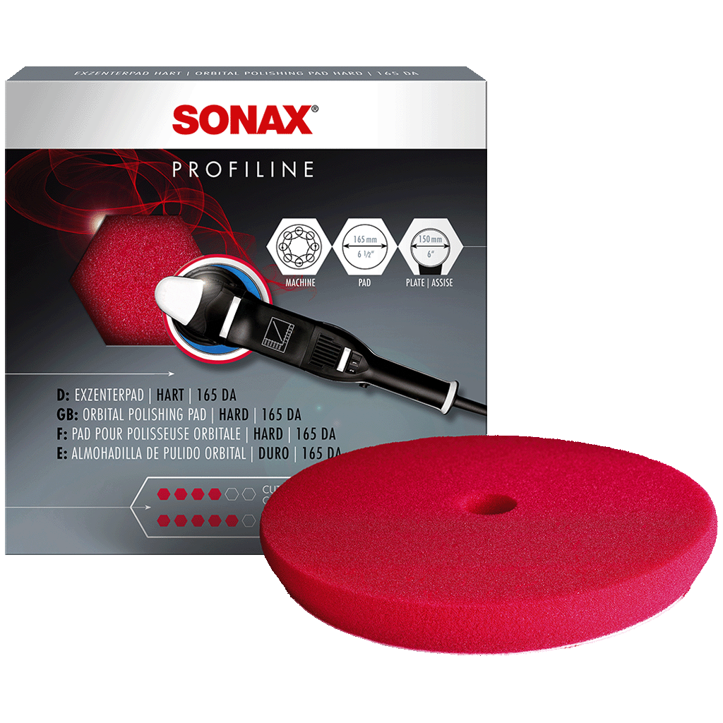 Profiline 165mm SONAX Profiline DA Foam Cutting Pad Hard