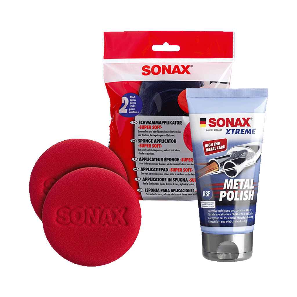 SONAX Cleaning & Polishing SONAX XTREME Metal Polish Bundle
