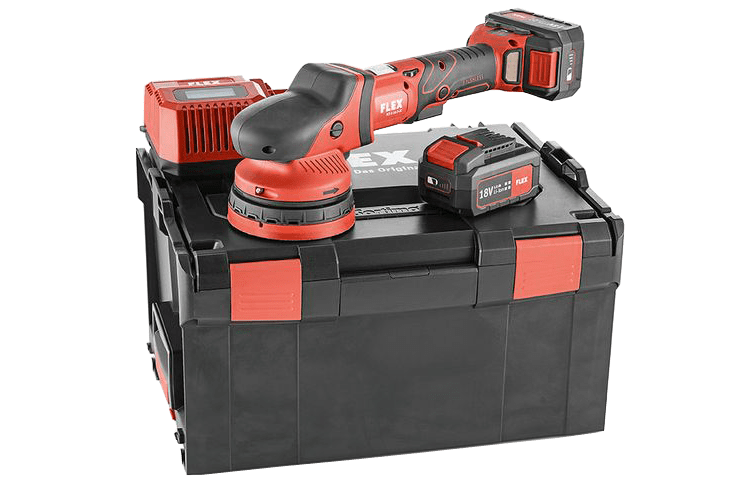 SONAX Australia Flex XCE 8 125 18.0-EC/5.0 Set Cordless Random Orbital Polisher with Positive-action Drive