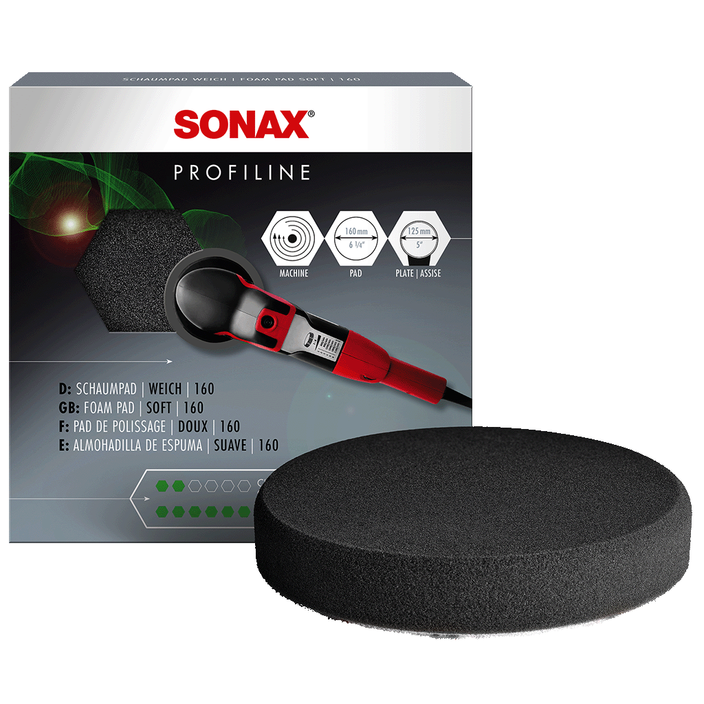 Profiline Profiline 160mm SONAX Profiline Rotary Foam Finishing Pad Extra Soft
