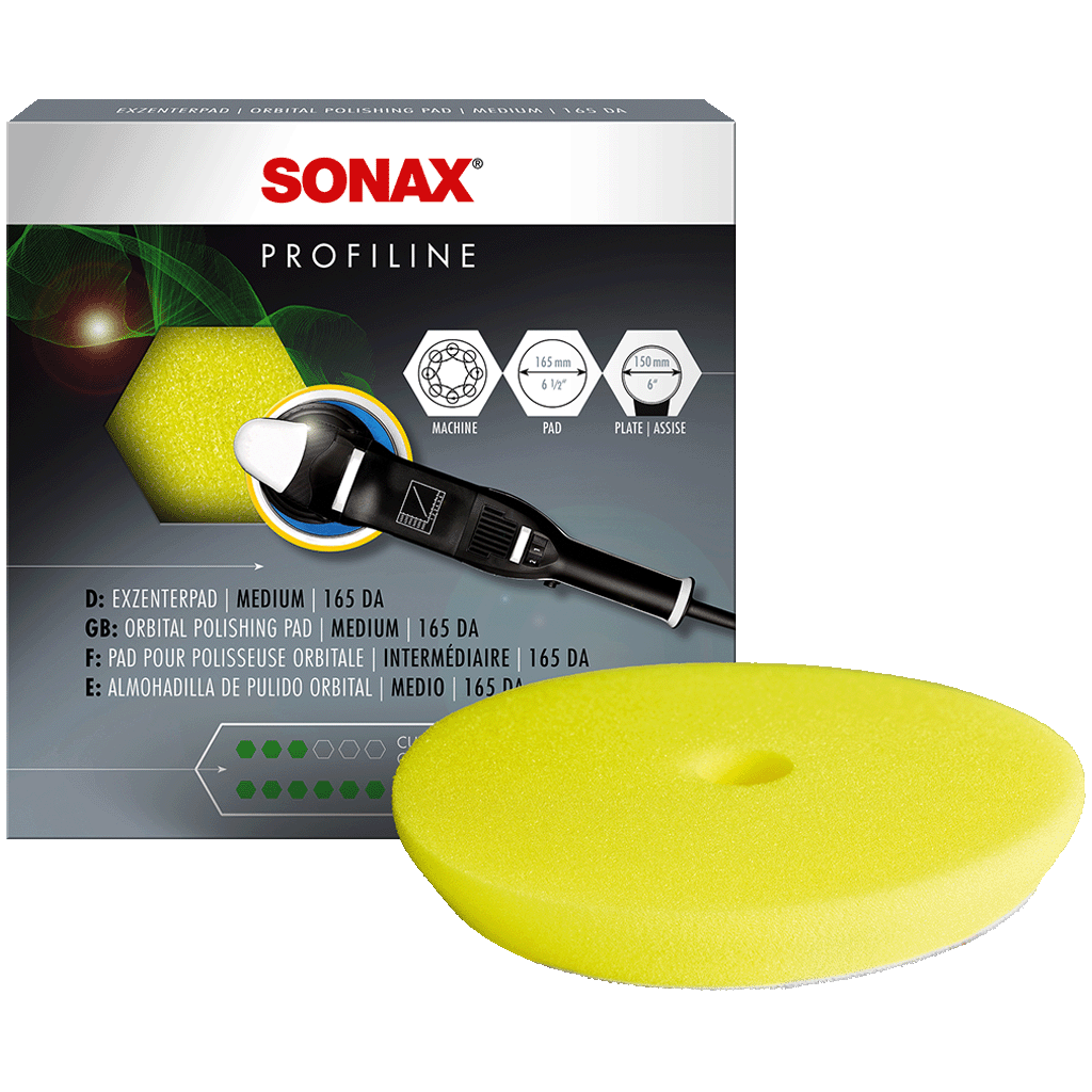 Profiline Profiline 165mm SONAX Profiline DA Foam Finishing Pad Medium