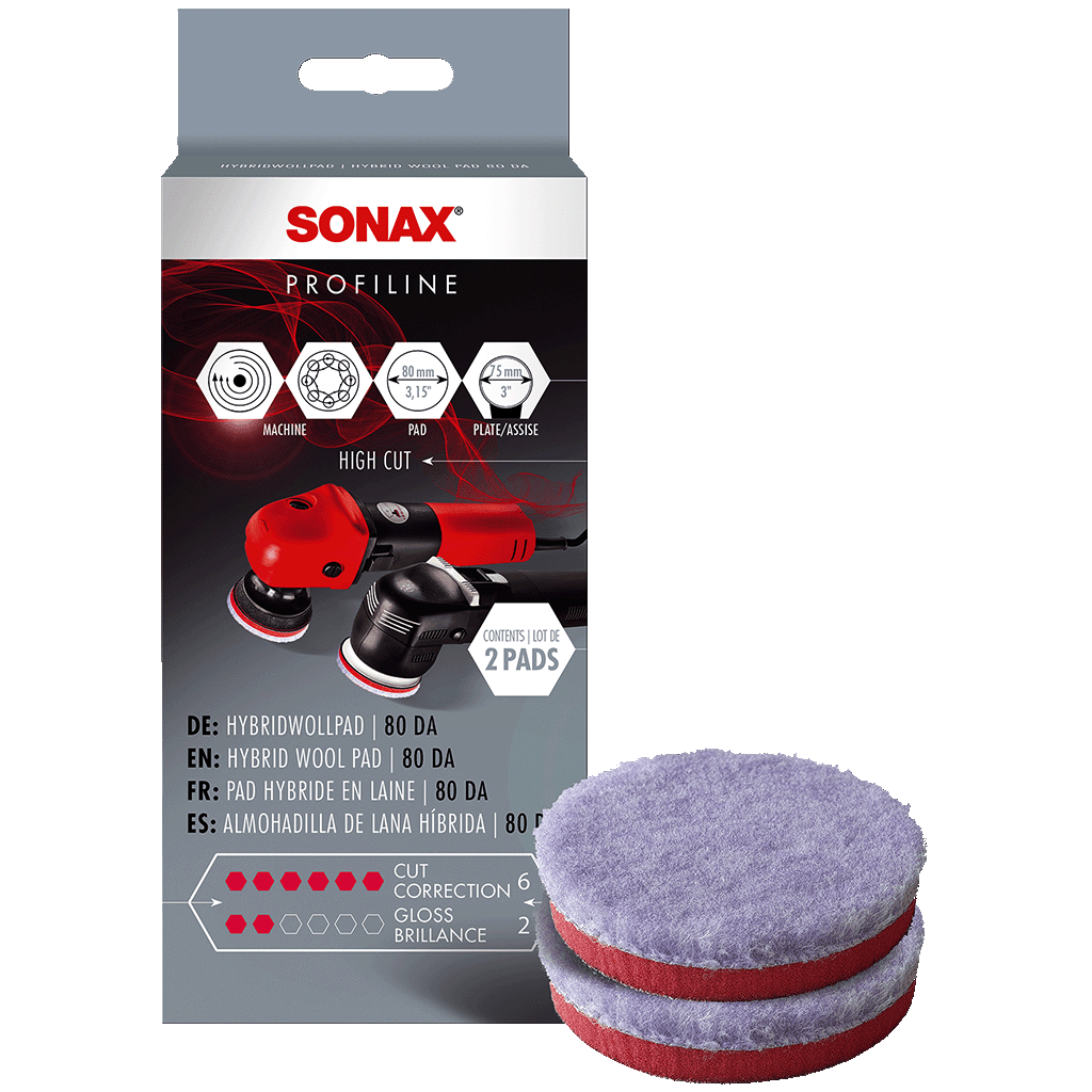 Profiline Profiline 80mm SONAX Profiline Hybrid Wool Cutting Pad